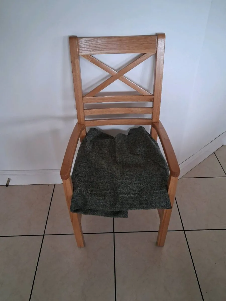 Carvar Chair Faux Leather with choice of upholstry - Image 4