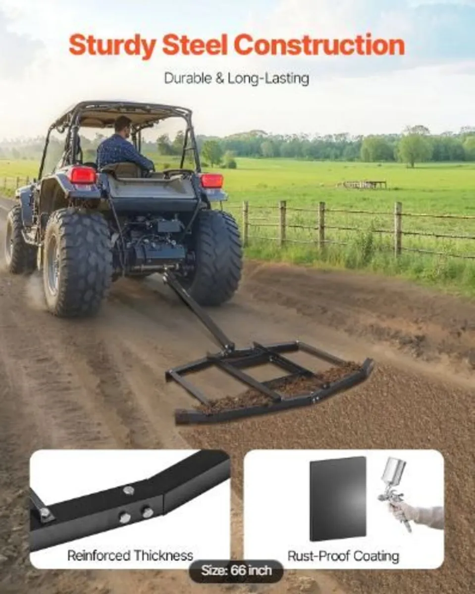 Drag Harrow, 66" Width Tow Behind Drag Harrow - Image 2
