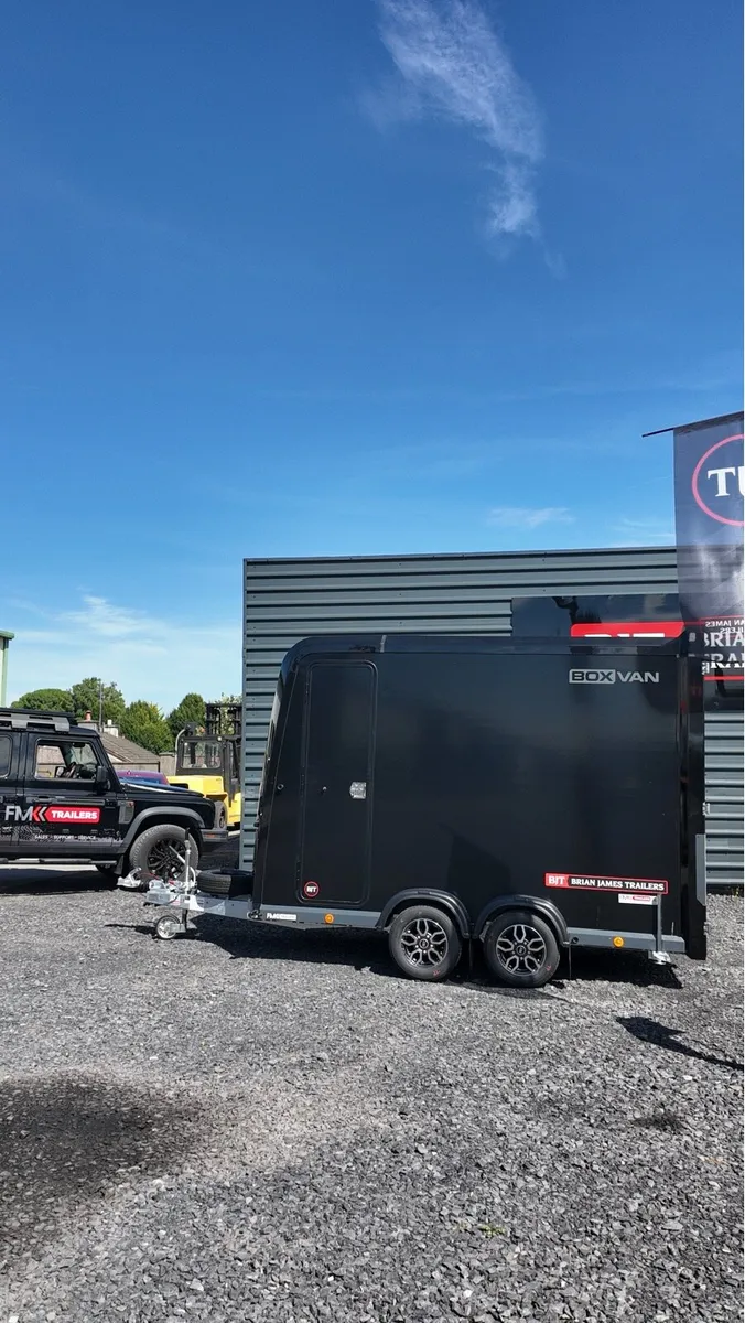 Brian James Box Van 3m x 1.6m Black | In Stock - Image 1