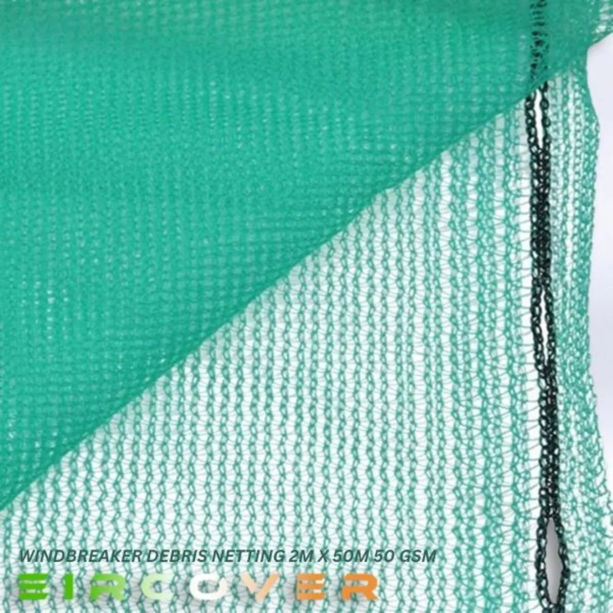 Windbreaker netting 2m x 50m - Green 50 gsm Green - Image 1