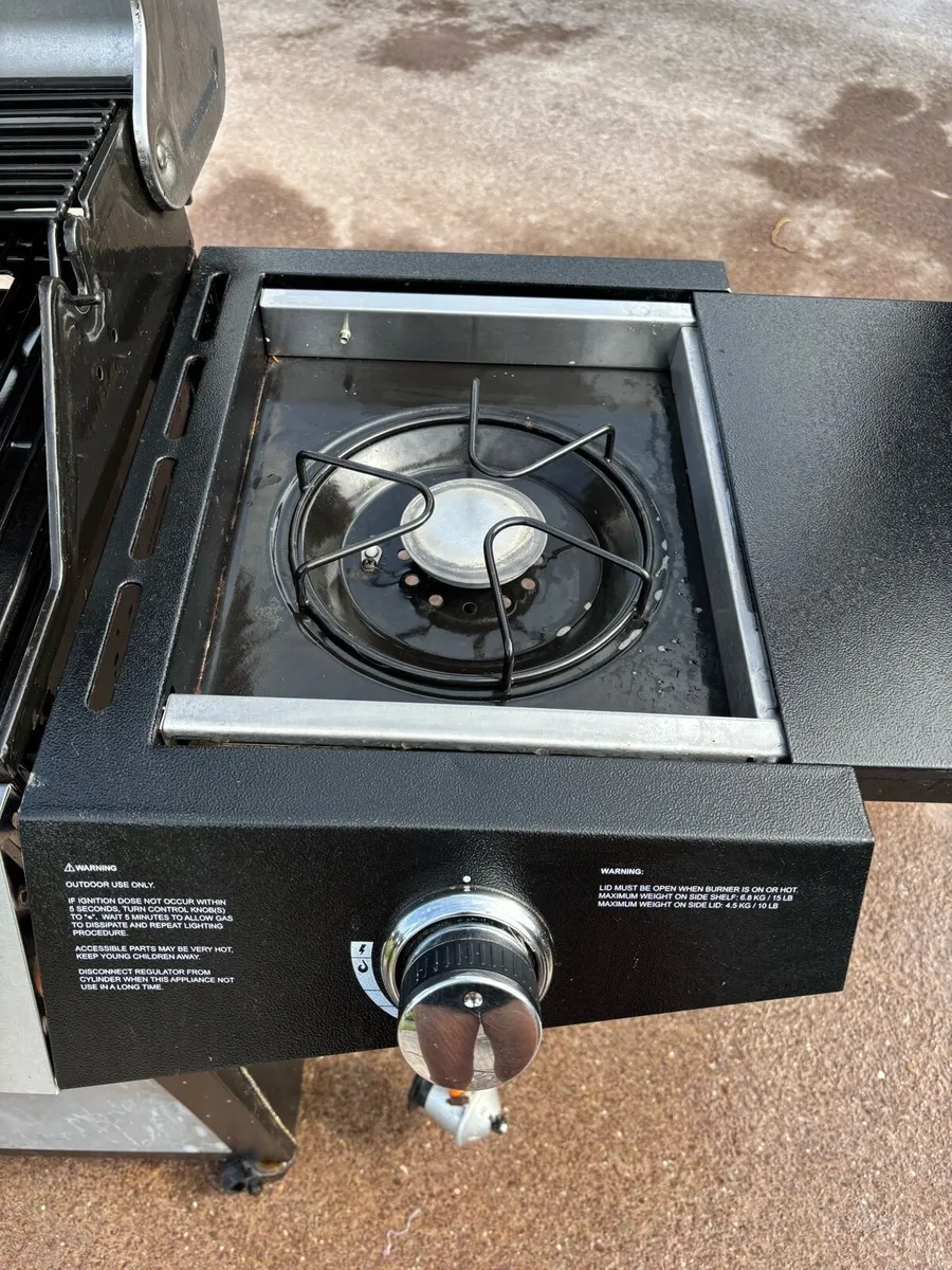 Master cook 4 burner BBQ and gas ring - Image 4