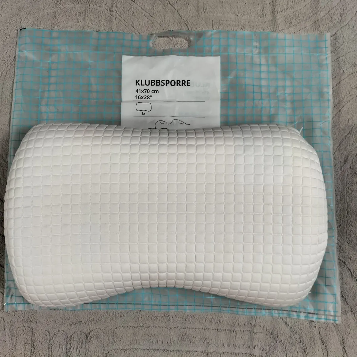 IKEA KLUBBSPORRE Ergonomic Pillow - Image 1