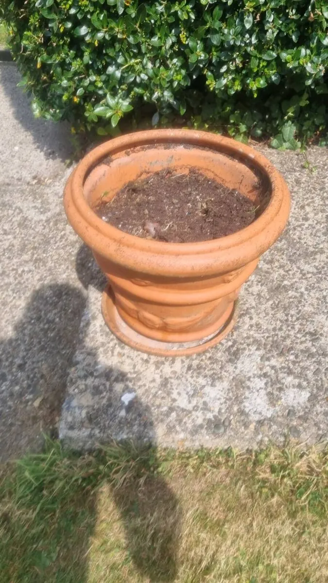 Vintage Terracotta Large Garden Pot - Image 2