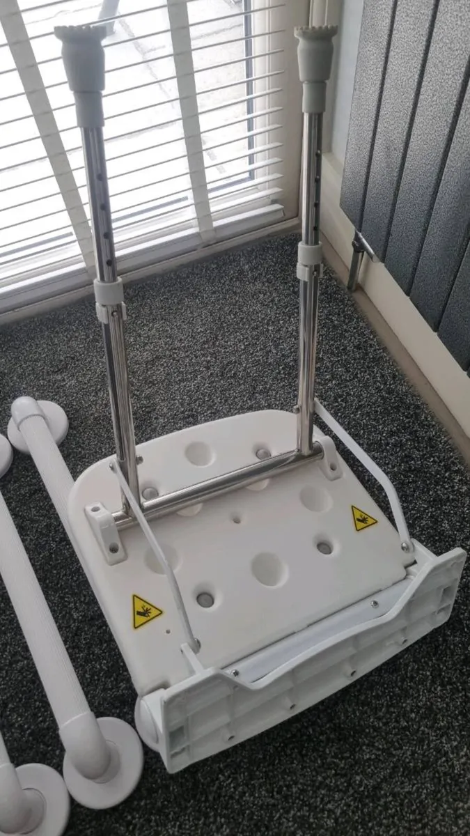 Shower Seat and Rails - Image 2