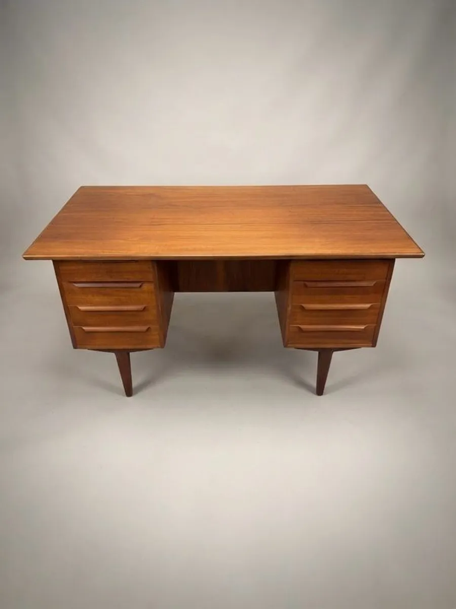 FLASH SALE! Was 995 Now 875 ! Mid - Century 1960s Danish Teak Desk - Image 1