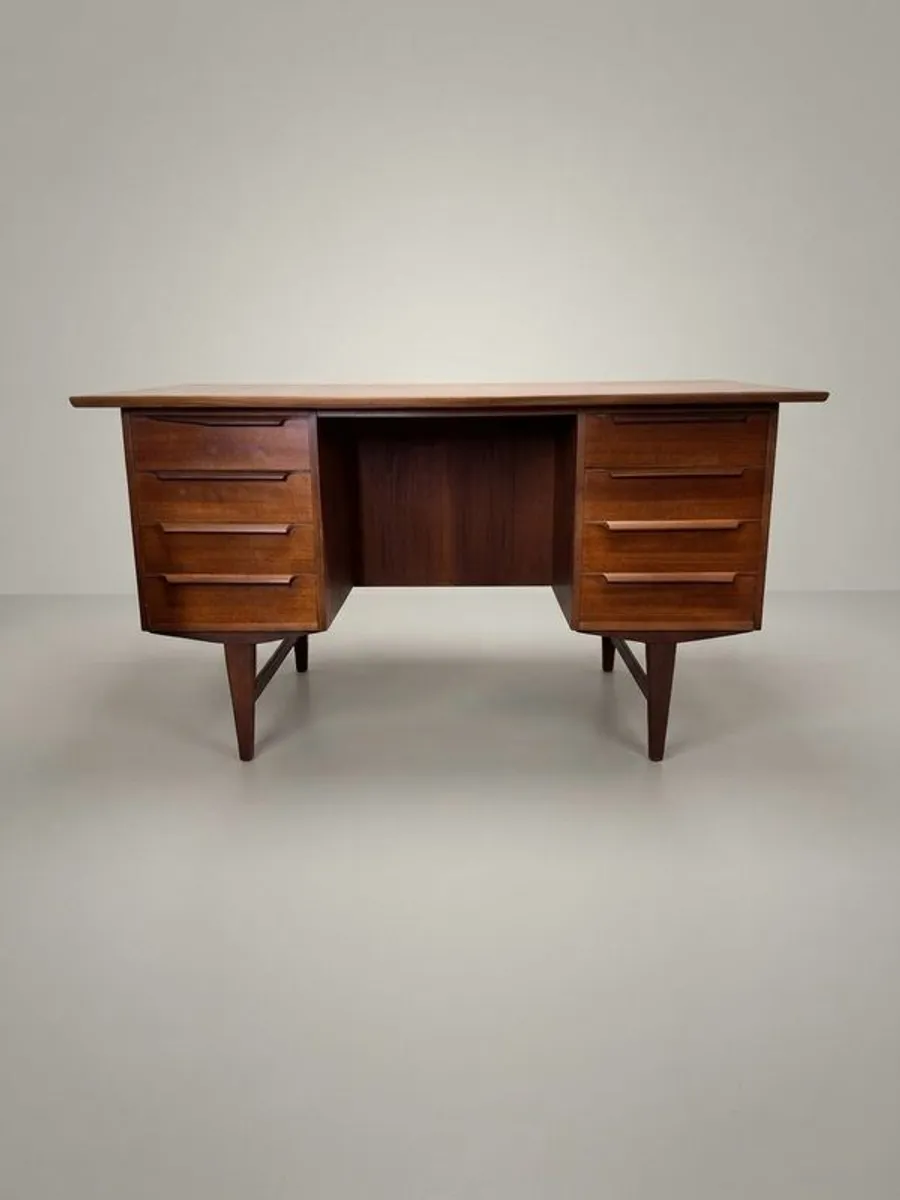 FLASH SALE! Was 995 Now 875 ! Mid - Century 1960s Danish Teak Desk - Image 3