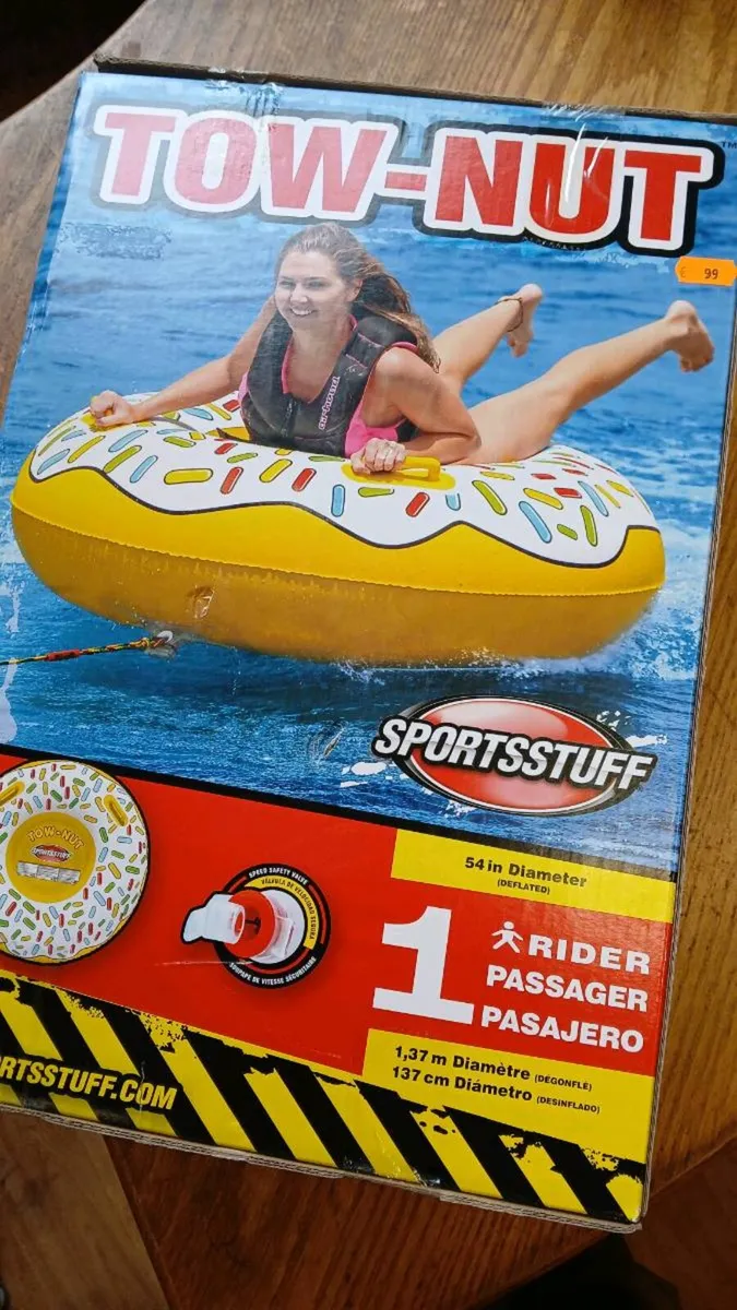 NEW Tow-nut donut, towable tube - Image 1