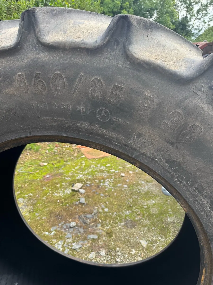 2 Rear 38” Continental tractor tyres - Image 3