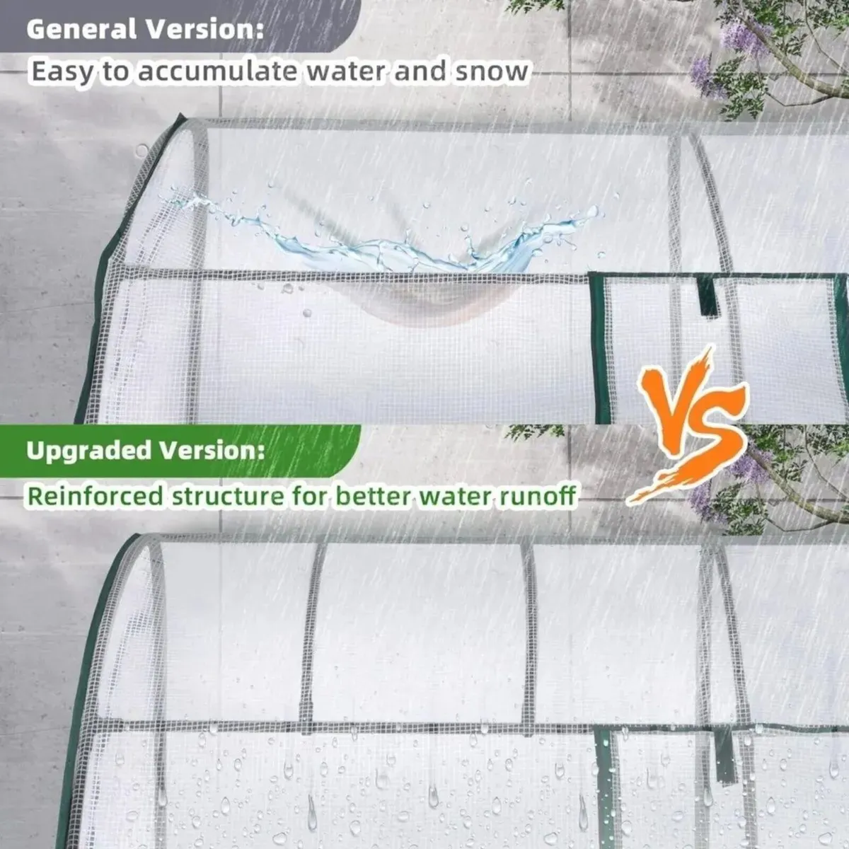 Greenhouse 200x100x210cm Garden Plant Shelter - Image 4