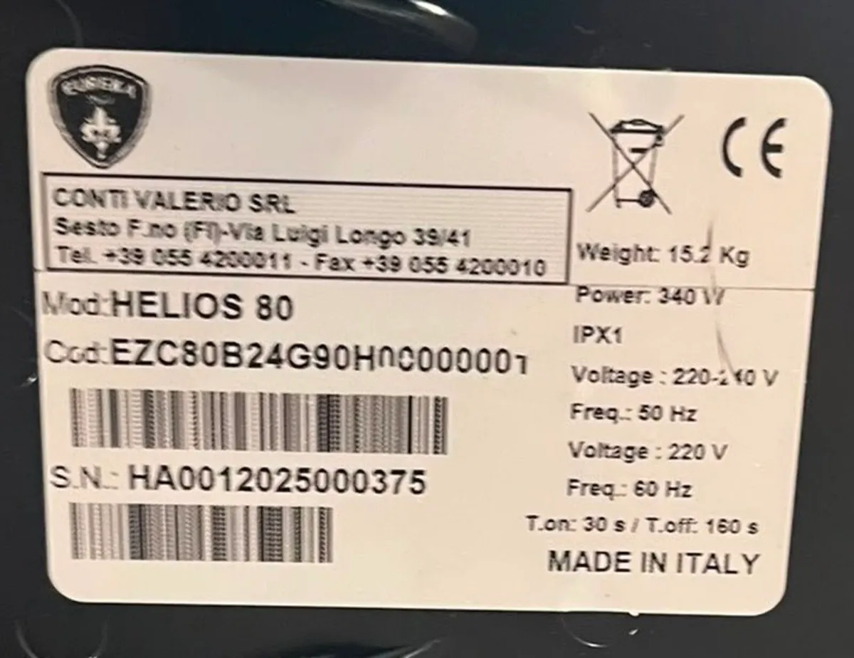 Coffee Grinder - Helios Eureka 80 - Image 3