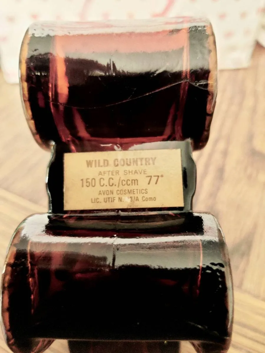 1960,S AVON AFTERSHAVE, Set Of Real Glass Bottles - Image 4