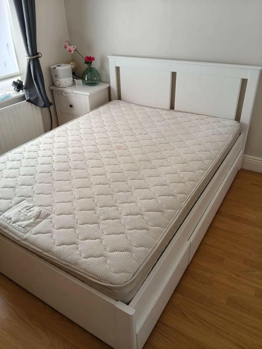IKEA Double Bed Songesand with drawers - Image 1