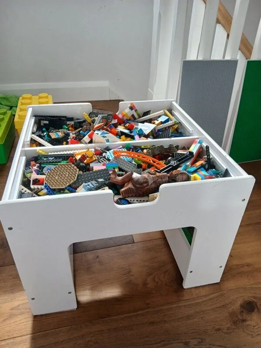 Lego Table and Lego - Image 3