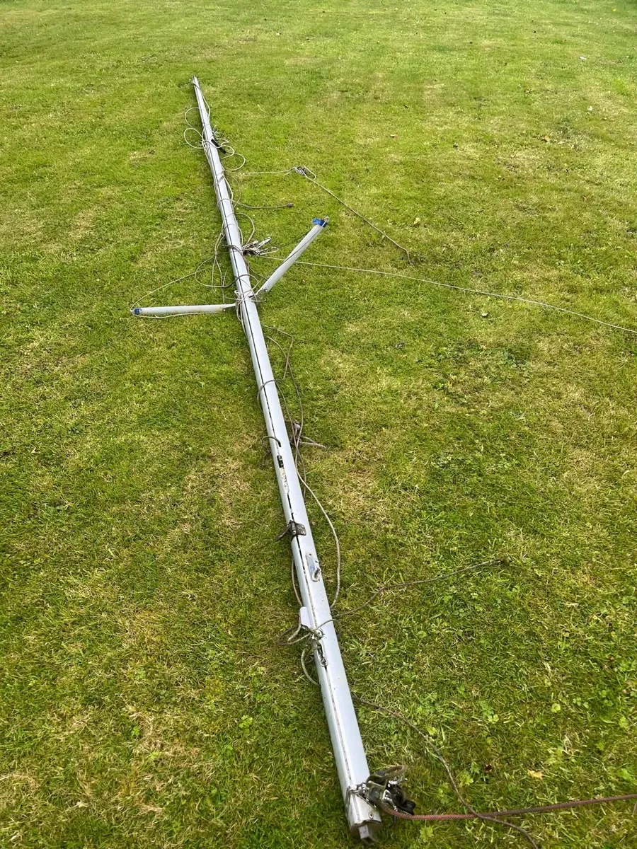 Topaz Duo/Tres, Mast + Sail + Boom for sale. - Image 2