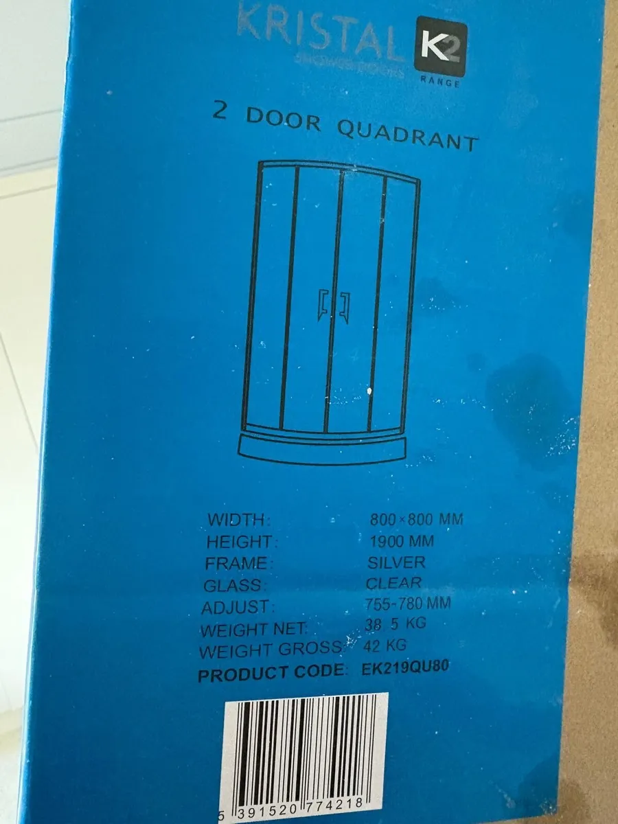 Shower tray and door - Image 1