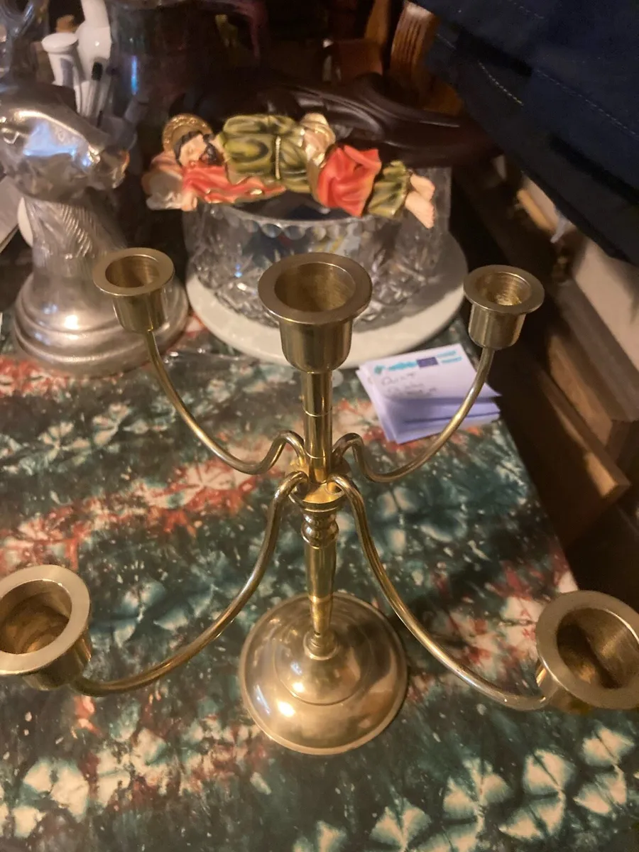 Brass candle holder free postage - Image 2