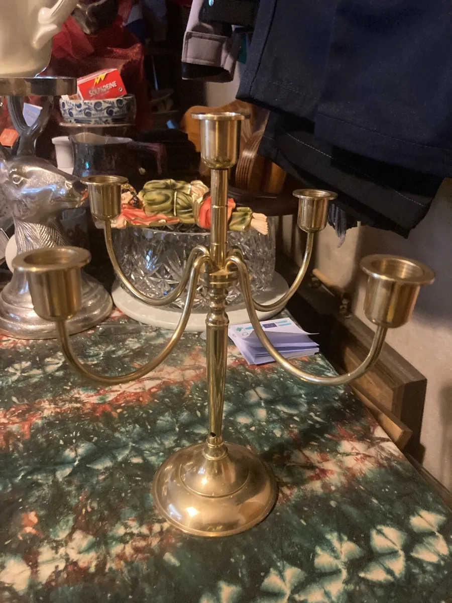 Brass candle holder free postage - Image 1
