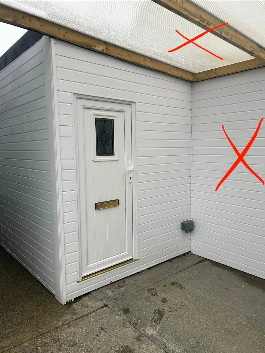 Garden cabin 16ft x 7ft - Image 1