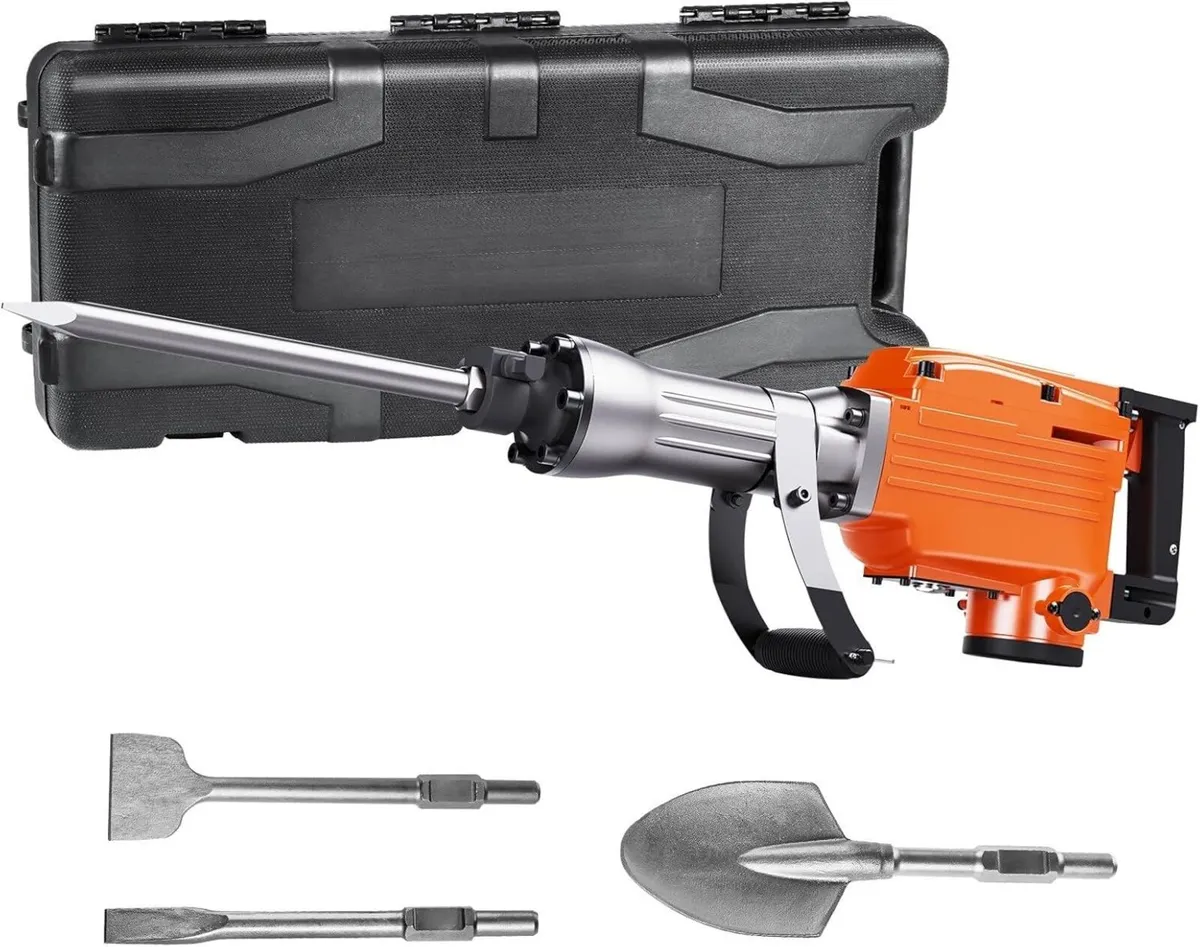 Demolition Jack Hammer 2200W with 4 Chisel Bits - Image 2
