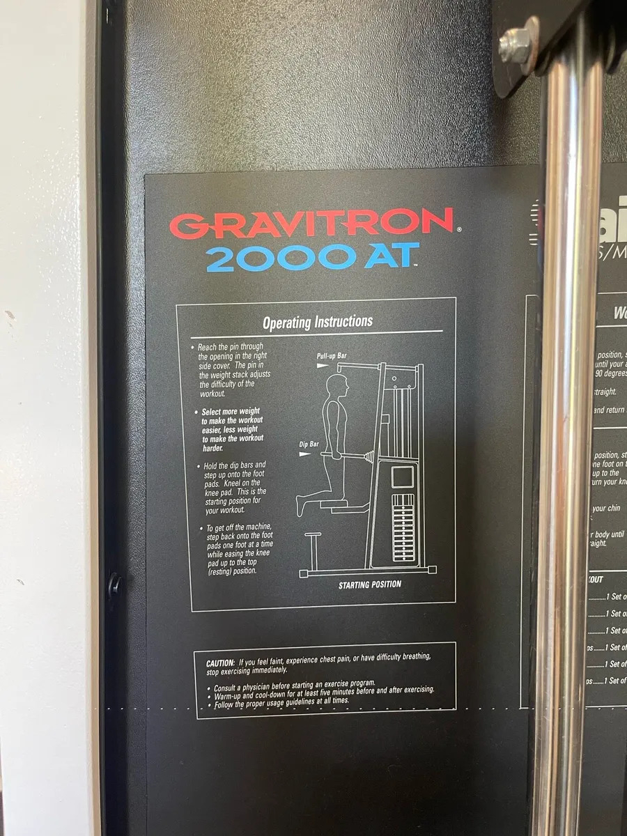 Stairmaster Gravitron Chin & Dip Assist - Image 4