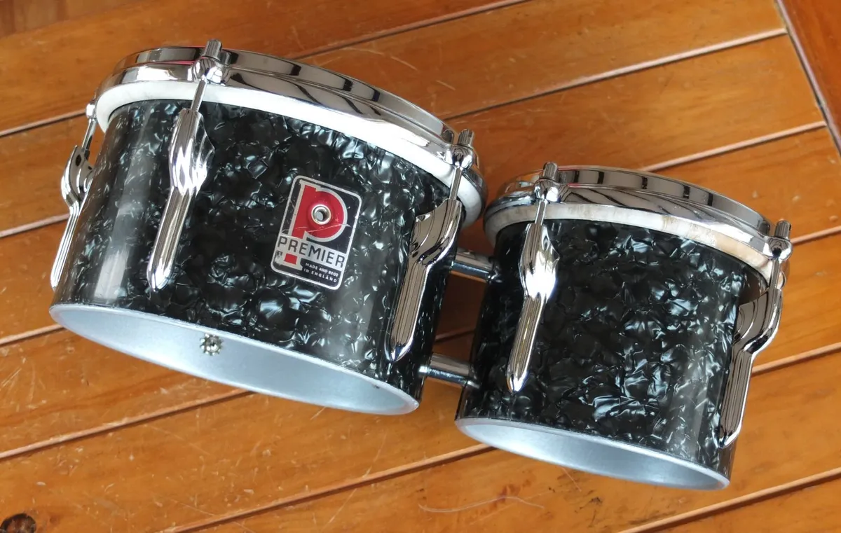 Vintage Premier Bongos. - Image 1