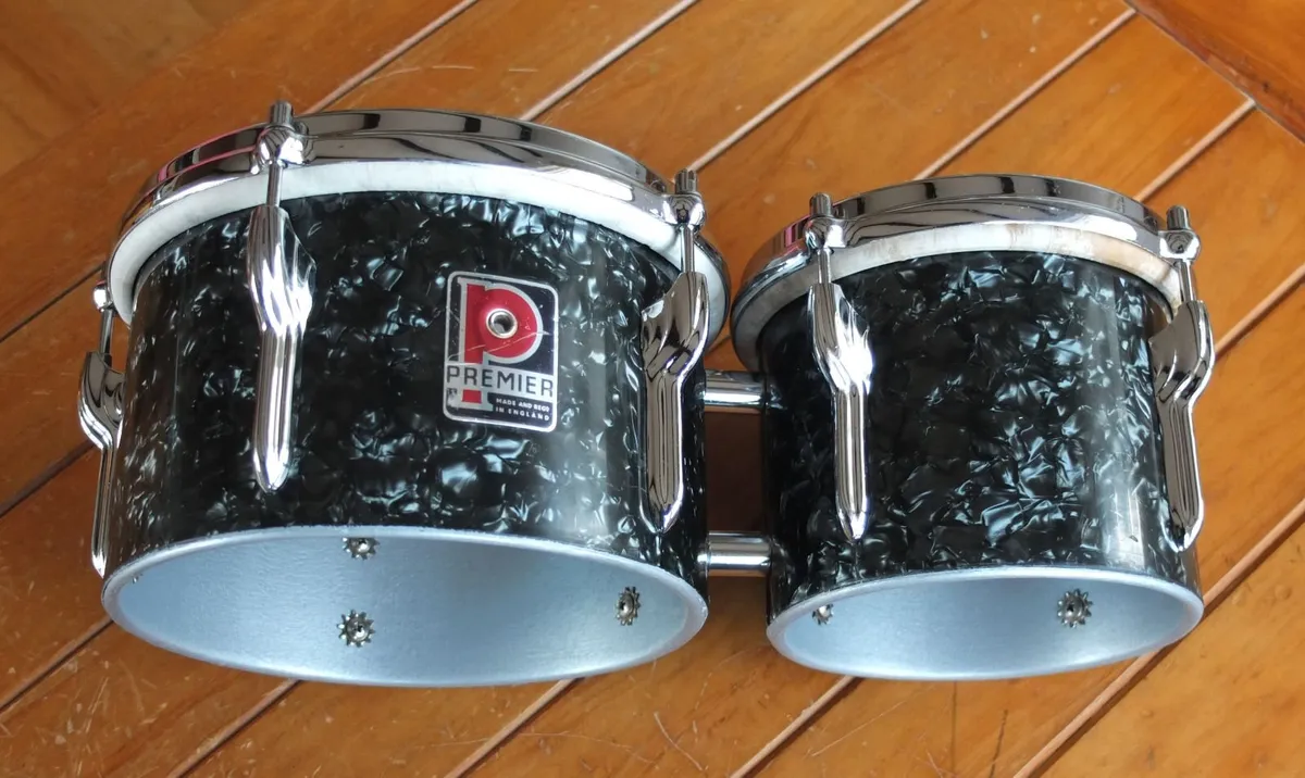 Vintage Premier Bongos. - Image 3