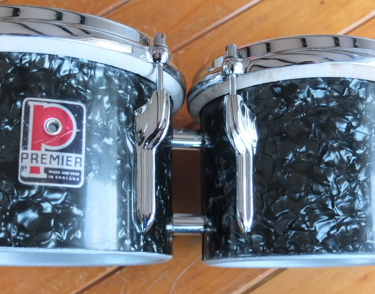 Vintage Premier Bongos. - Image 4