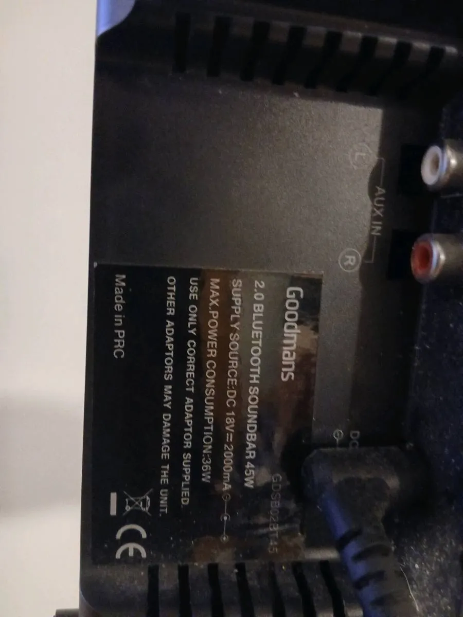 Goodmans Bluetooth Soundbar - Image 2