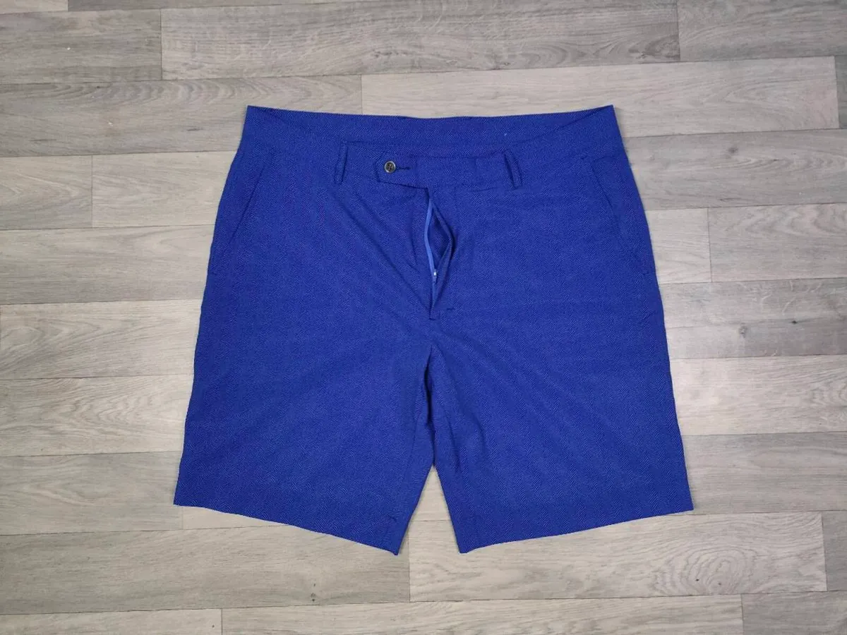 Fairway & Green Herringbone Golf Shorts Mens XXL - Image 1