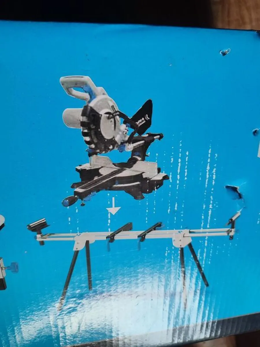 mitre saw stand Mac Allister 116-198cm - Image 1