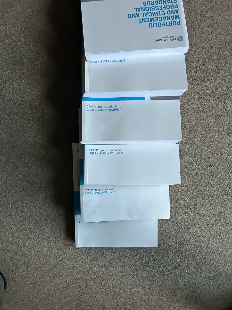 CFA program curriculum 2022 level 1 volume 1-6 - Image 2
