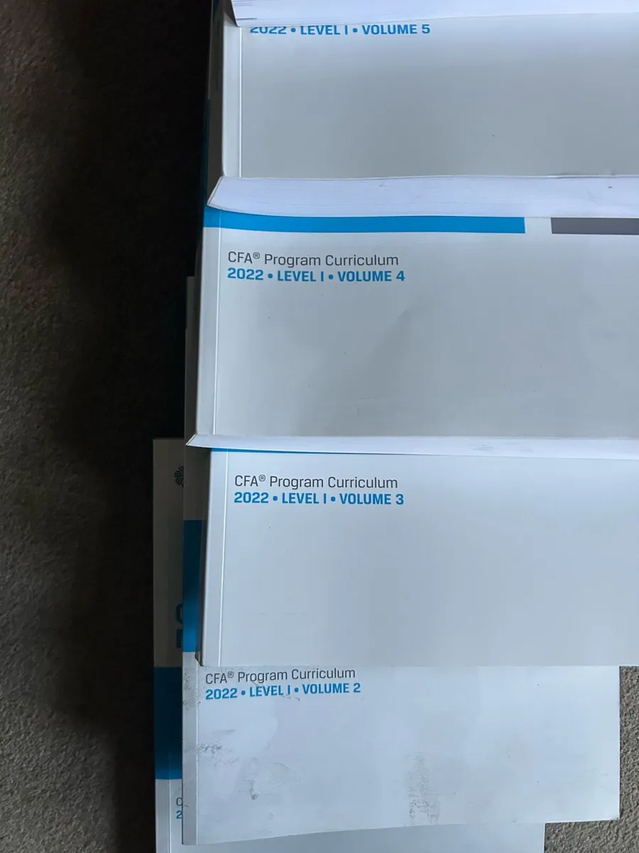 CFA program curriculum 2022 level 1 volume 1-6 - Image 3