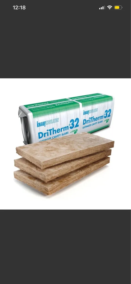 Knauf Dritherm cavity slab32 insulation 150mm
