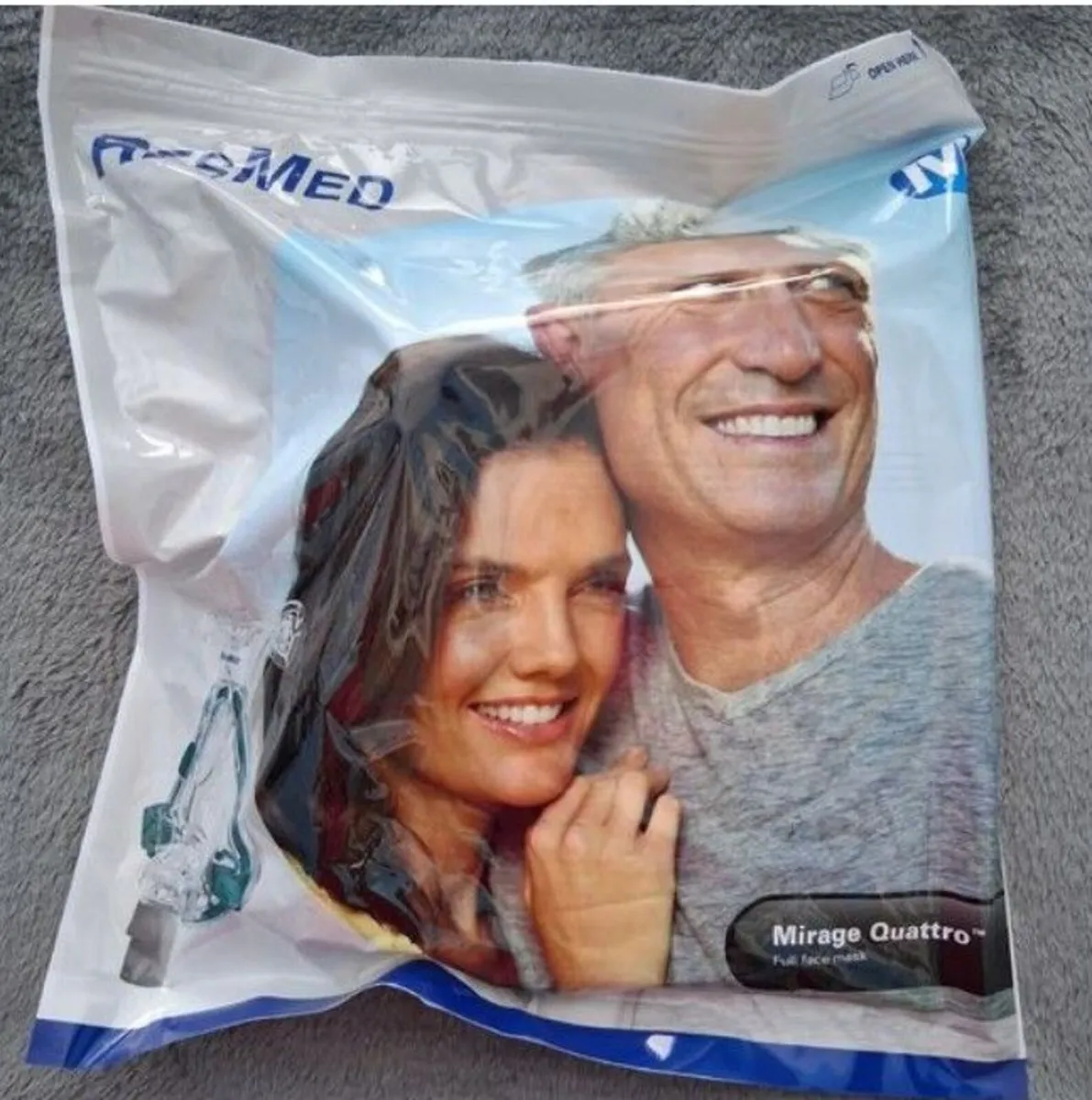Resmed Mirage Quattro Full Face CPAP Mask NEW - Image 2