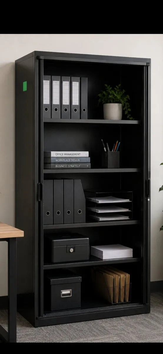 Tambour (roller door) cabinets - Image 2