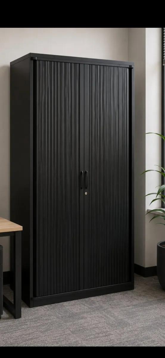 Tambour (roller door) cabinets - Image 1