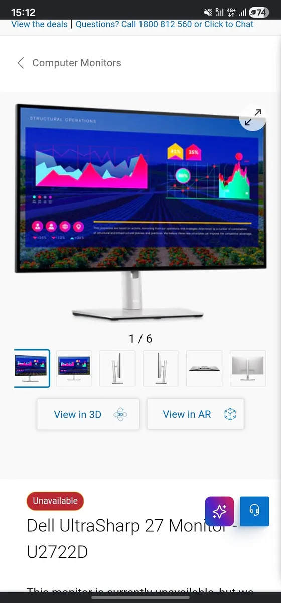 Dell monitor 27in - Image 3