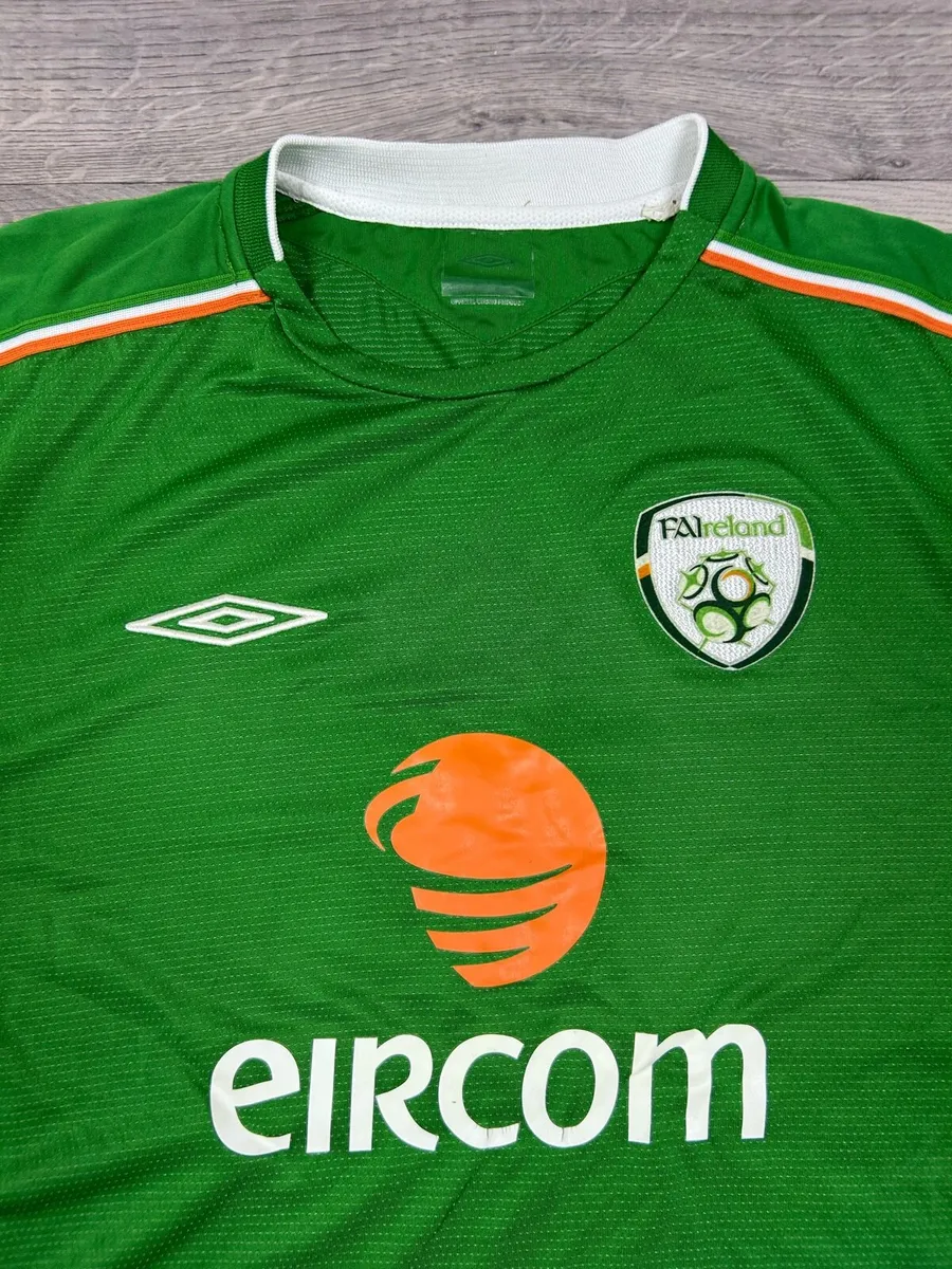Vintage 2004 Ireland Home Jersey Shirt Mens Large - Image 3