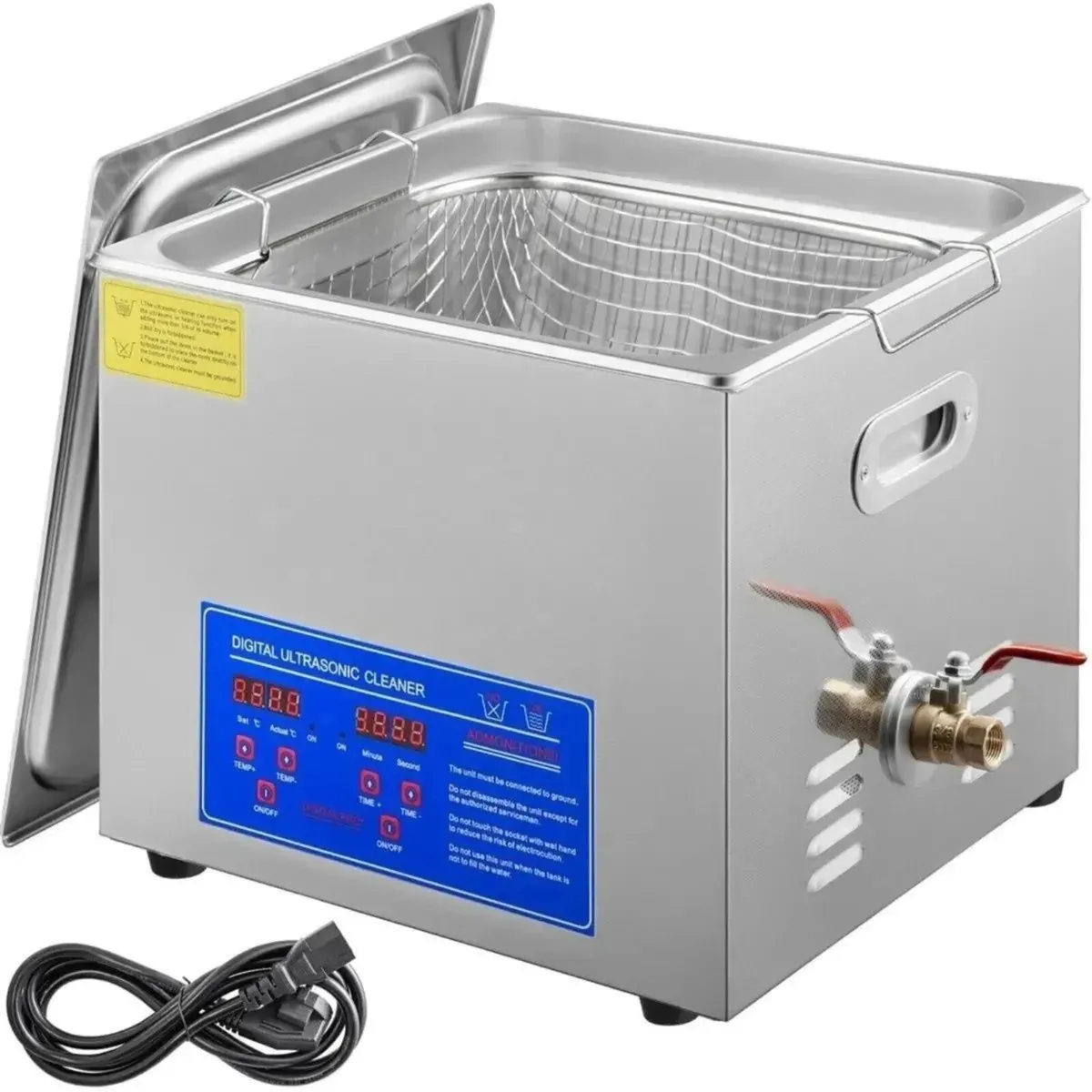 Ultrasonic Cleaner 10L with Digital Timer - Image 3