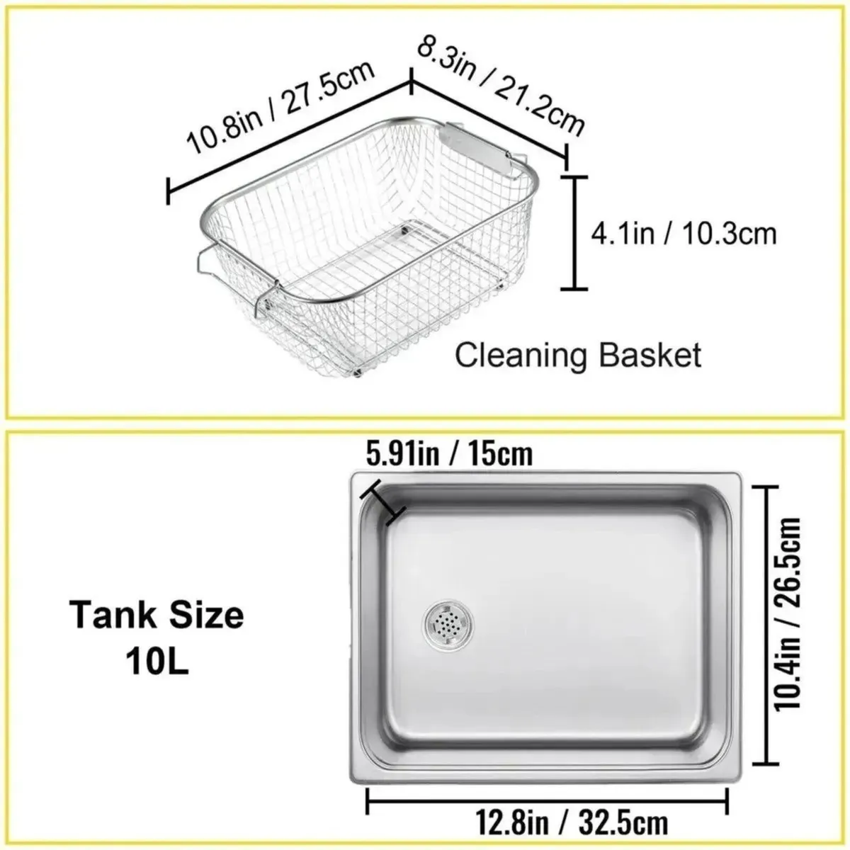 Ultrasonic Cleaner 10L with Digital Timer - Image 4