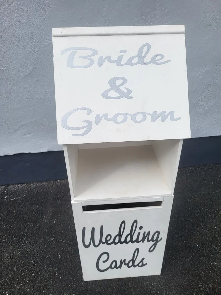 Wedding Card Postbox with Secure Lock for Sale - Image 2