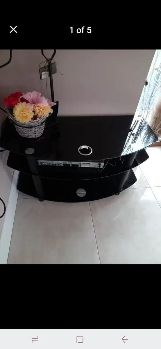 ☆☆☆Tempered glass TV stand☆☆☆
