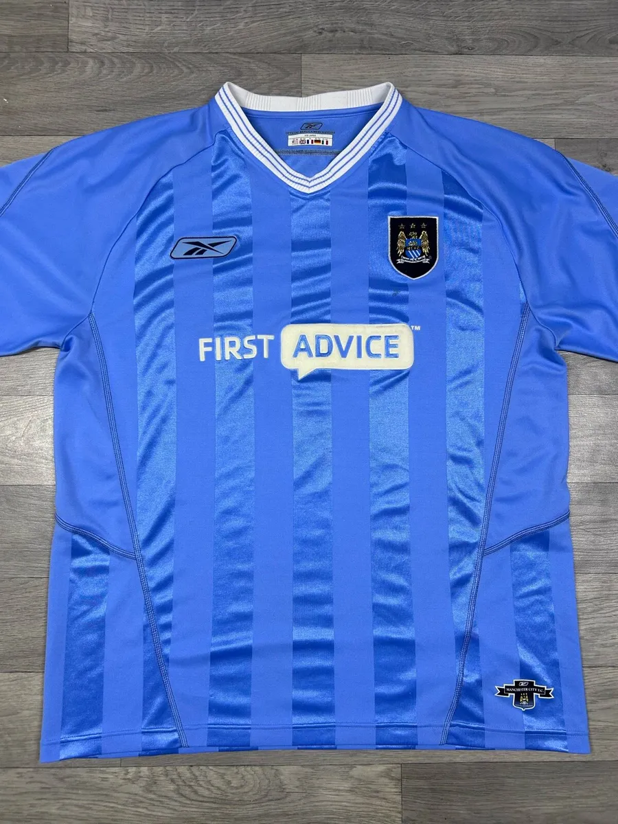 Vintage 2003 Manchester City Hone Jersey Shirt XL - Image 2