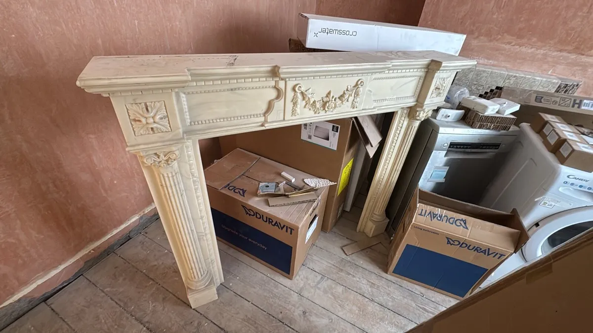 ate Fireplace Mantel - Image 1