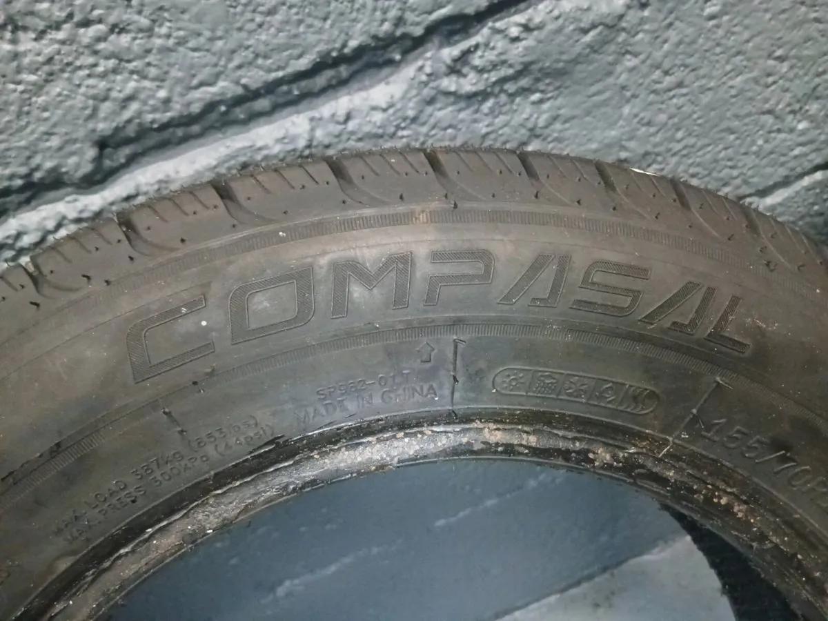 5 tyres 155/70/R13 - Image 2