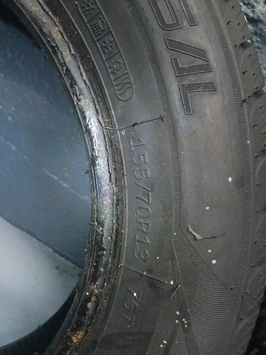 5 tyres 155/70/R13 - Image 3