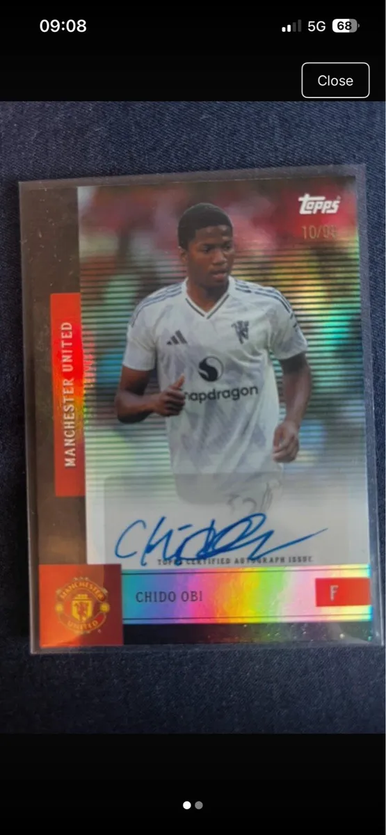 Man utd Topps card bundle - Image 3