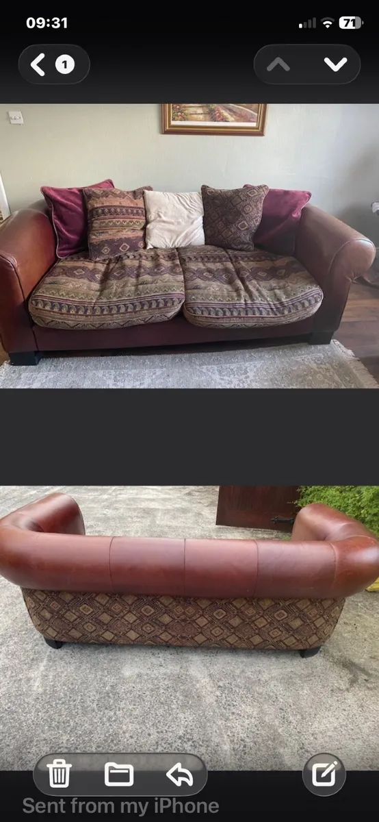 Leather couch