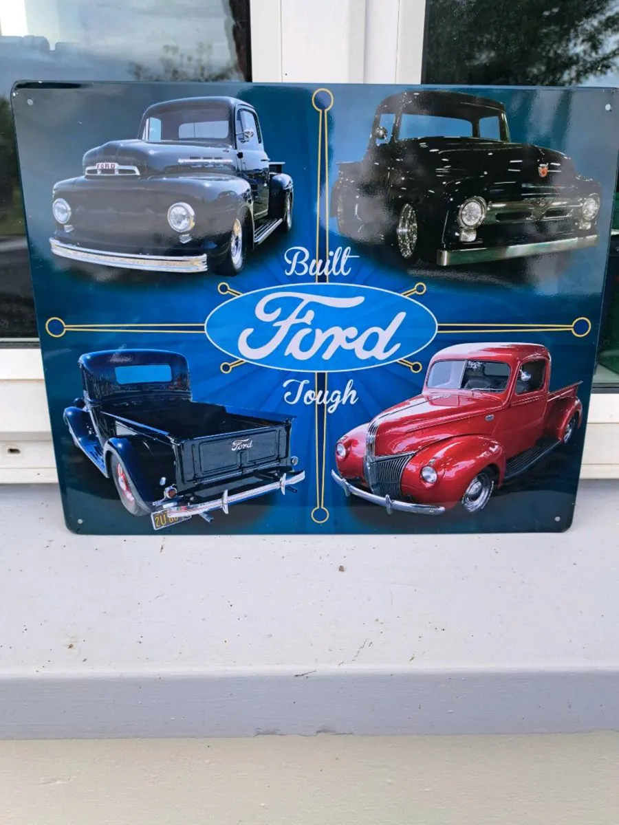 Ford metal sign
