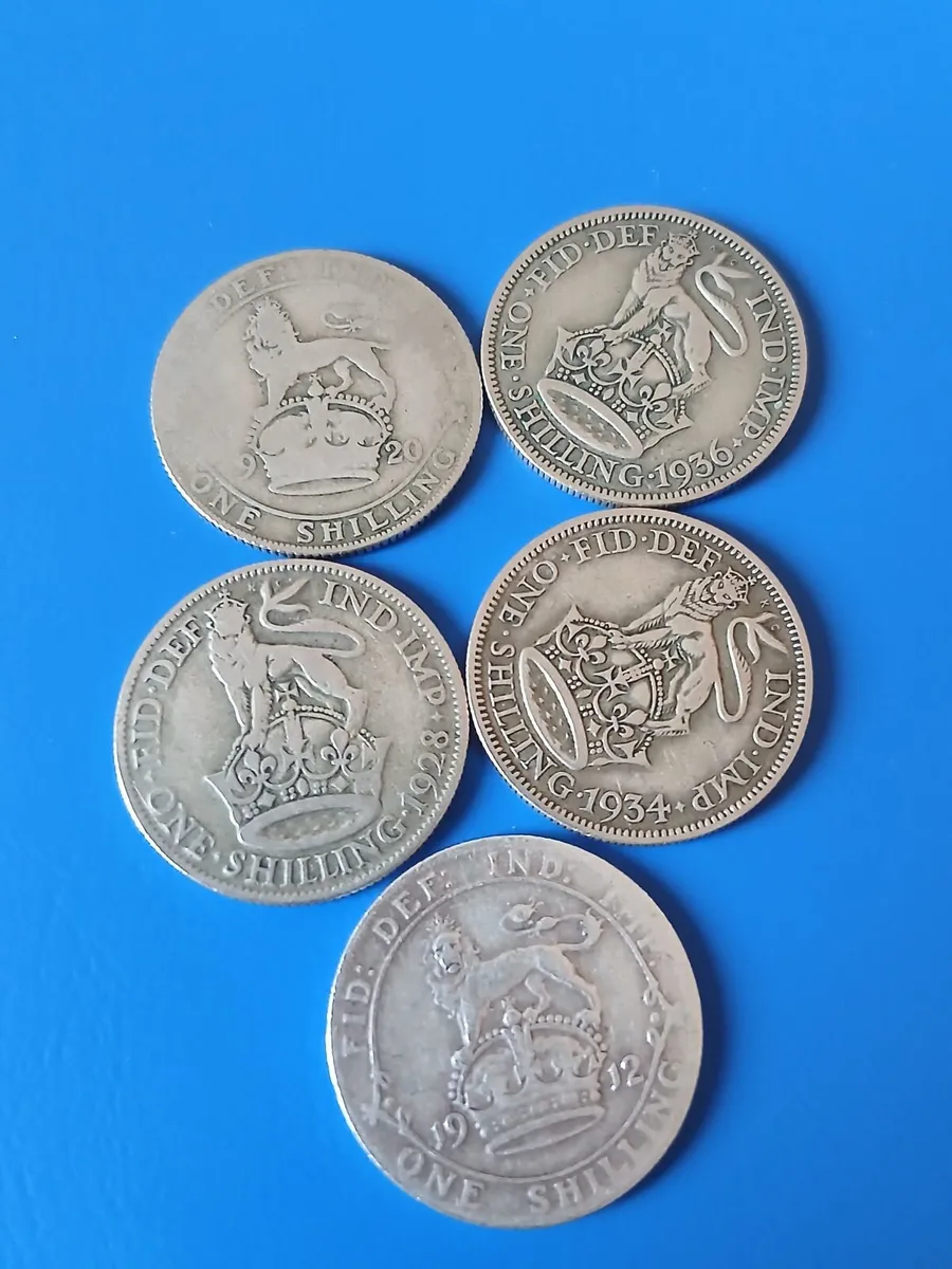 One shilling silver - Image 1